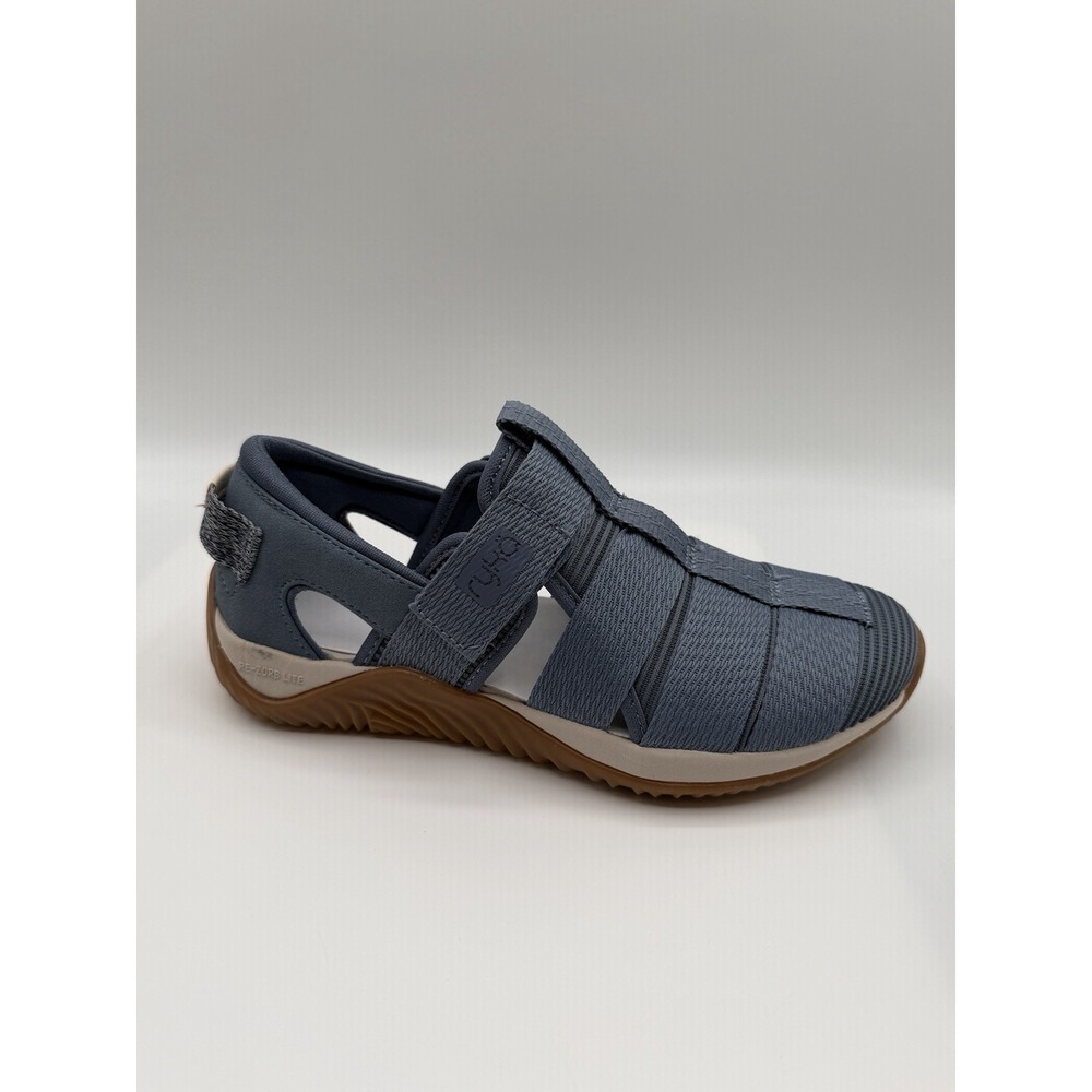 Ryka Echo Fisherman Slip On Sandals, Women's 5,Stone Blue,NEW/DEFECTS